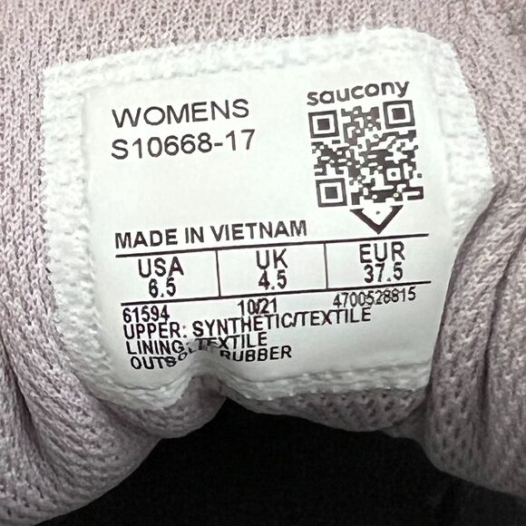 Women's Saucony Excursion TR17 Smoke/Fog size 6.5 NWOB - Picture 6 of 6